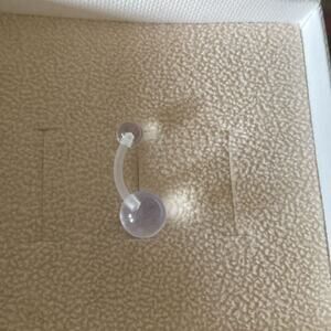 Bellybutton ring piercing 14g flexible